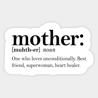 Mother Definition Sticker